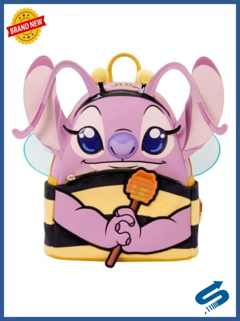 Disney Lilo & Stitch Angel Bumblebee Cosplay Mini Backpack - Faux Leather